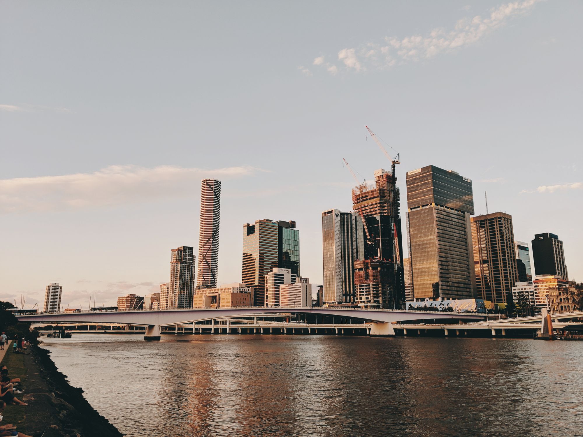 Brisbane river and skyline, Australia