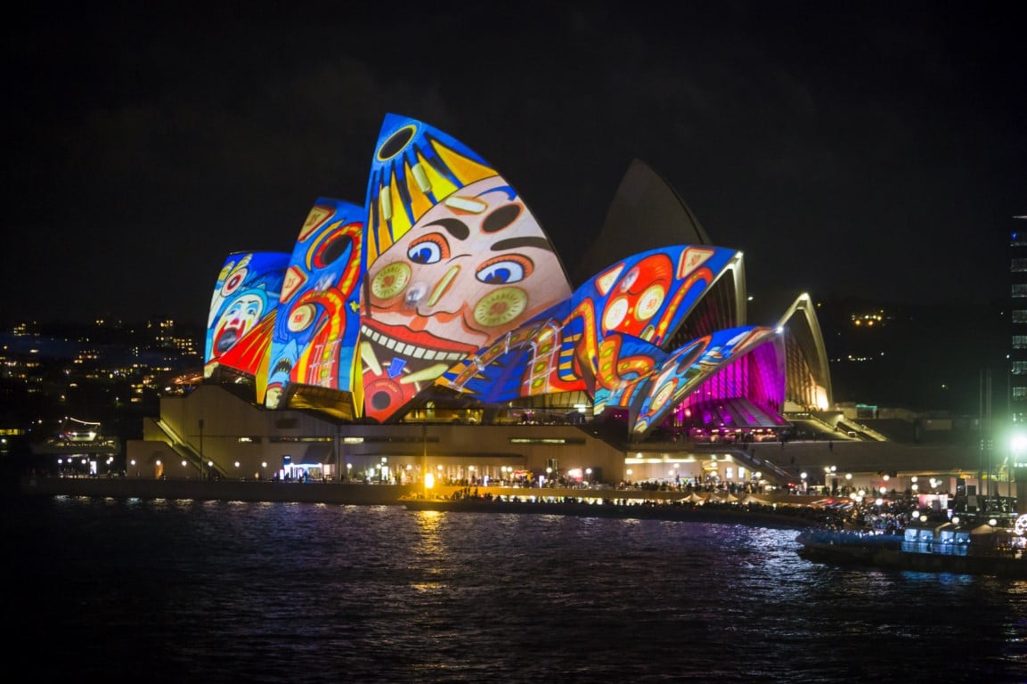 Vivid Sydney lights the Opera House